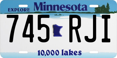 MN license plate 745RJI