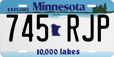 MN license plate 745RJP