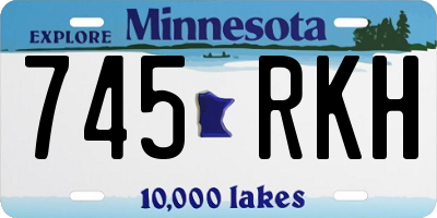 MN license plate 745RKH