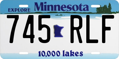 MN license plate 745RLF