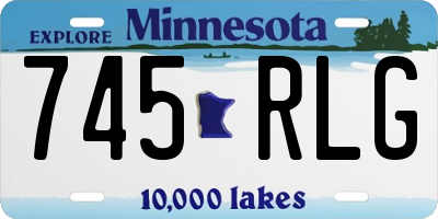 MN license plate 745RLG