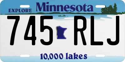 MN license plate 745RLJ