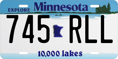MN license plate 745RLL