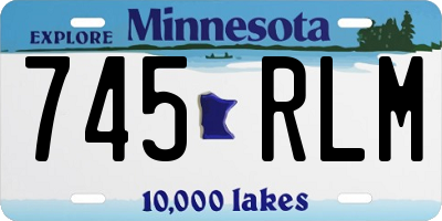 MN license plate 745RLM