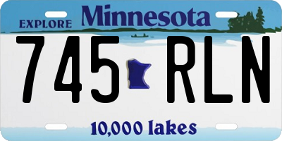 MN license plate 745RLN