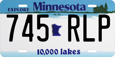 MN license plate 745RLP