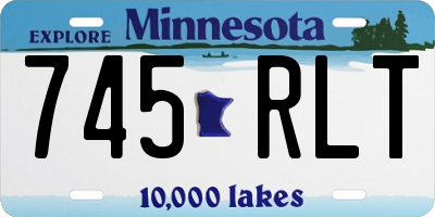 MN license plate 745RLT