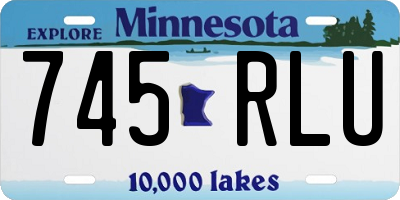 MN license plate 745RLU