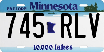 MN license plate 745RLV
