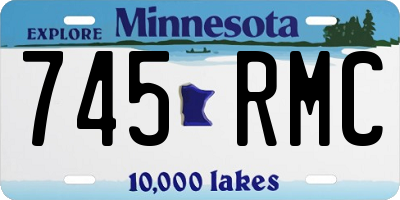 MN license plate 745RMC