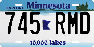 MN license plate 745RMD