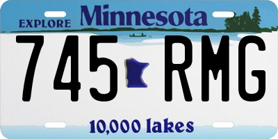 MN license plate 745RMG