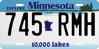 MN license plate 745RMH