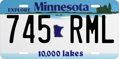 MN license plate 745RML