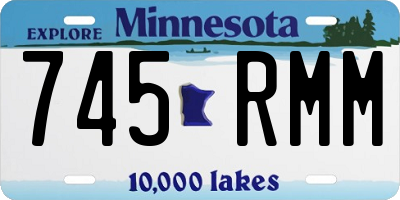 MN license plate 745RMM