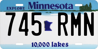 MN license plate 745RMN