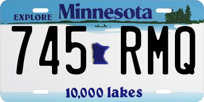 MN license plate 745RMQ