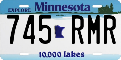 MN license plate 745RMR