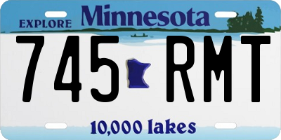 MN license plate 745RMT