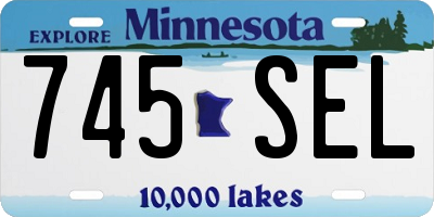MN license plate 745SEL