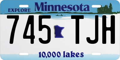 MN license plate 745TJH