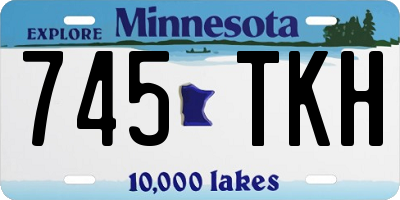 MN license plate 745TKH