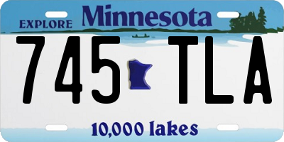 MN license plate 745TLA