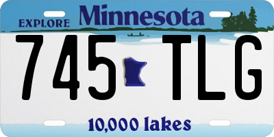 MN license plate 745TLG