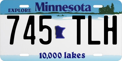 MN license plate 745TLH