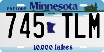 MN license plate 745TLM