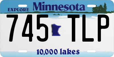 MN license plate 745TLP