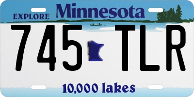 MN license plate 745TLR
