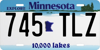 MN license plate 745TLZ