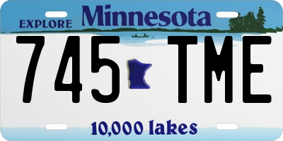 MN license plate 745TME