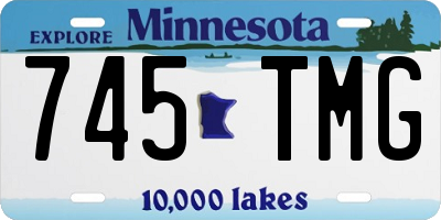 MN license plate 745TMG