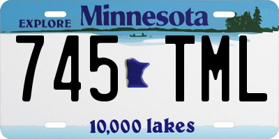 MN license plate 745TML