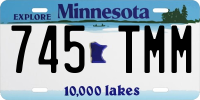 MN license plate 745TMM