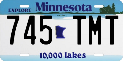 MN license plate 745TMT