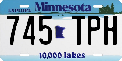 MN license plate 745TPH
