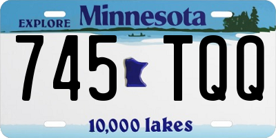 MN license plate 745TQQ