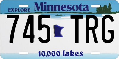 MN license plate 745TRG