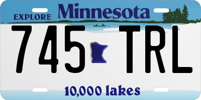 MN license plate 745TRL