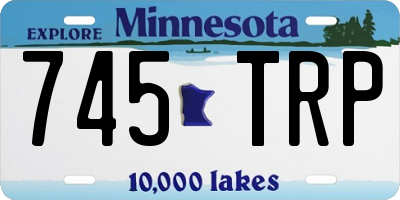 MN license plate 745TRP