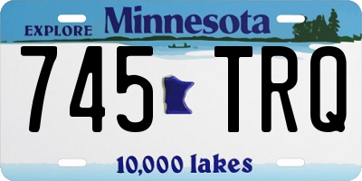 MN license plate 745TRQ