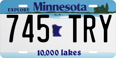 MN license plate 745TRY