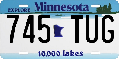 MN license plate 745TUG