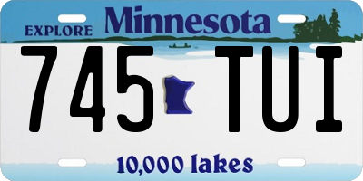 MN license plate 745TUI