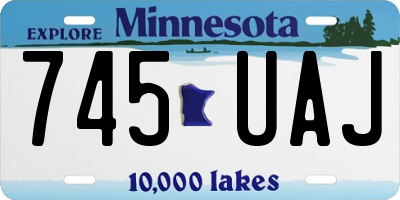 MN license plate 745UAJ