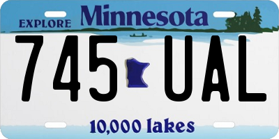 MN license plate 745UAL