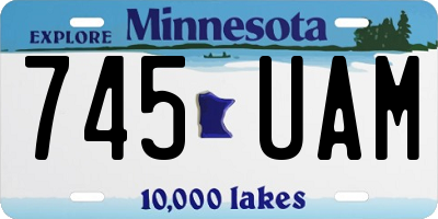 MN license plate 745UAM